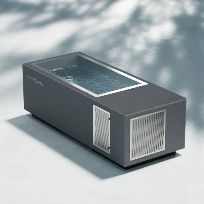 C1 Cold Plunge with 60" Tub by BlueCube - Weatherproof Line-X