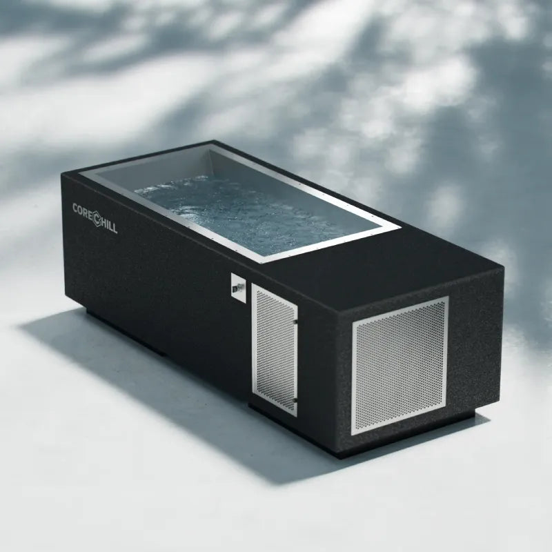 C2 Cold Plunge with River Mode - 60"-66" Tub by BlueCube - Weatherproof Line-X