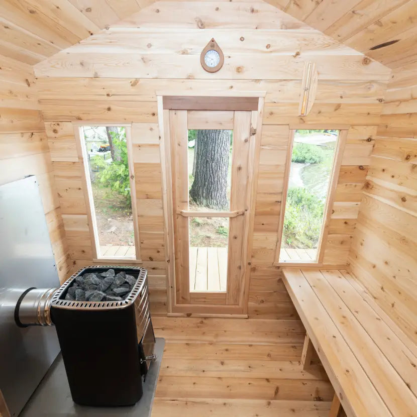 Georgian Cabin Sauna - White Cedar