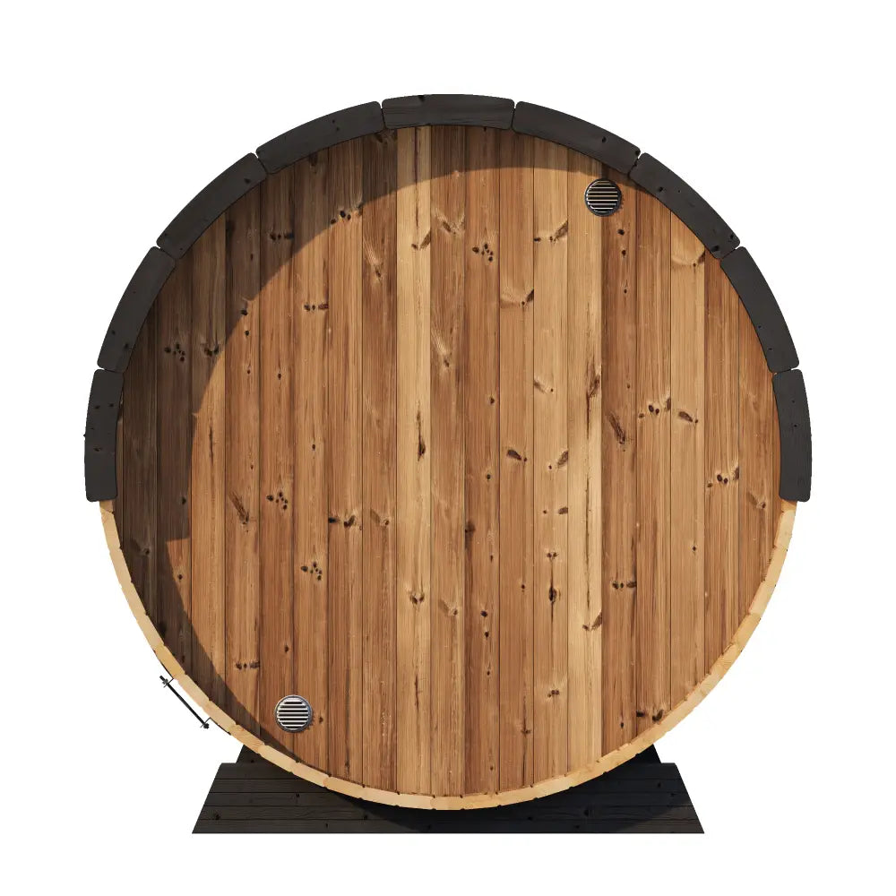 ERGO ELEGANCE EE8G Barrel Sauna - Luxury Outdoor Sauna for 2–6 - by SaunaLife