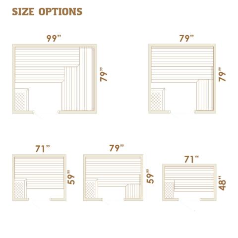 Familia Indoor Traditional Sauna by Auroom