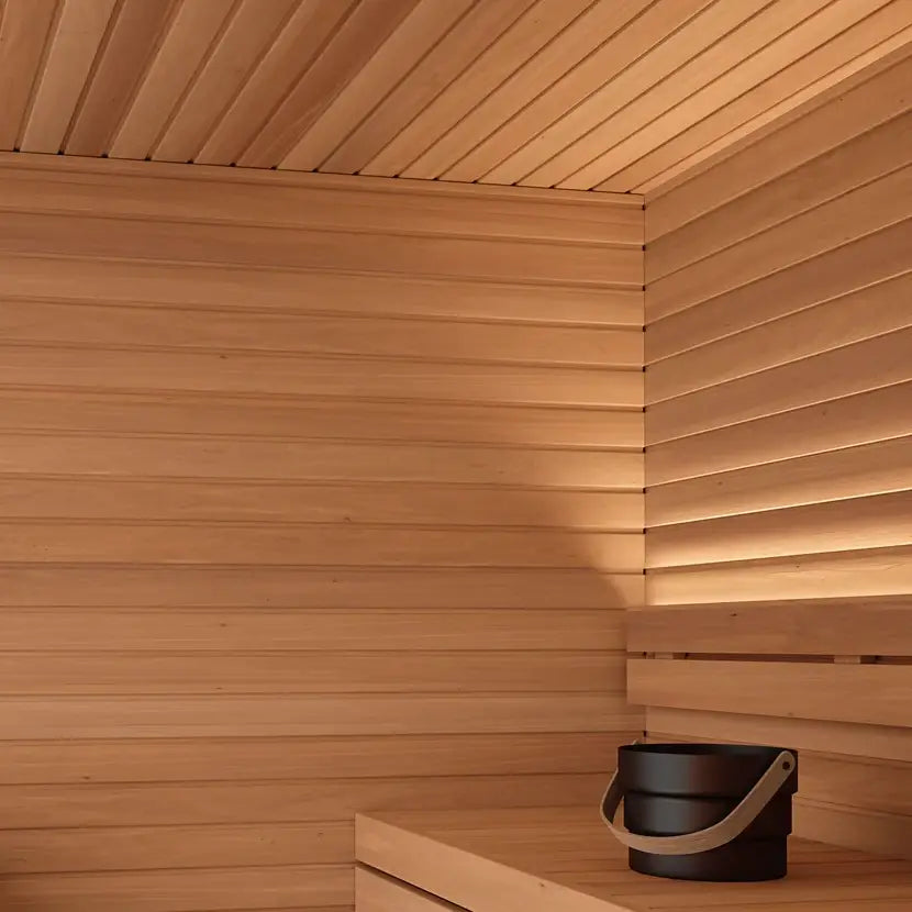 Mira L Outdoor Cabin by Auroom - Black Thermo-Spruce