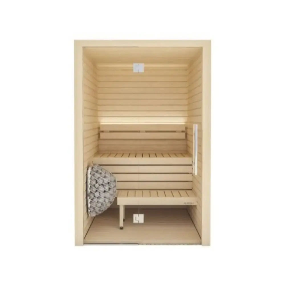 Cala Glass Indoor Sauna by Auroom