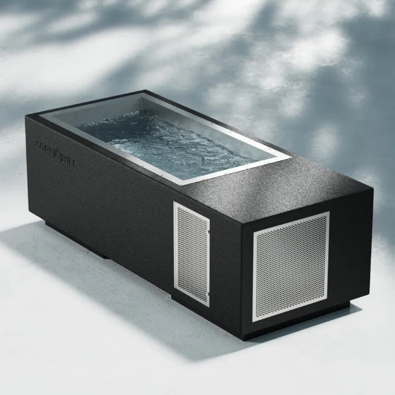 C1 Cold Plunge with 60" Tub by BlueCube - Weatherproof Line-X