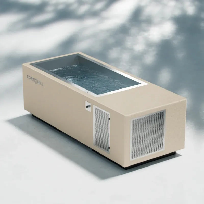 C2 Cold Plunge with River Mode - 60"-66" Tub by BlueCube - Weatherproof Line-X