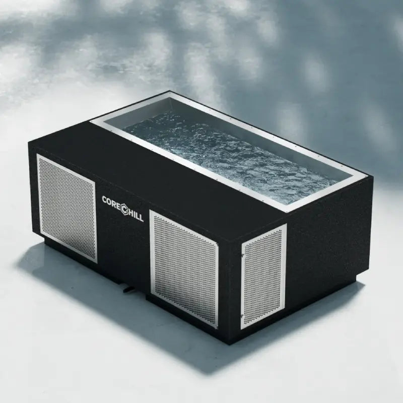 C3 Elite Luxury Cold Plunge with 66&quot;-72&quot; Tub by Blue Cube - with River Mode -  Weatherproof Line-X