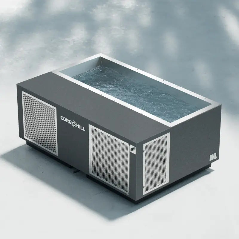 C3 Elite Luxury Cold Plunge with 66"-72" Tub by Blue Cube - with River Mode -  Weatherproof Line-X