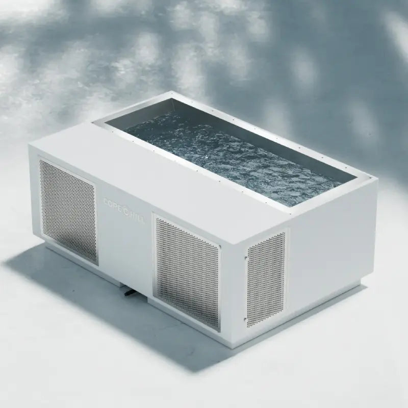C3 Elite Luxury Cold Plunge with 66&quot;-72&quot; Tub by Blue Cube - with River Mode -  Weatherproof Line-X