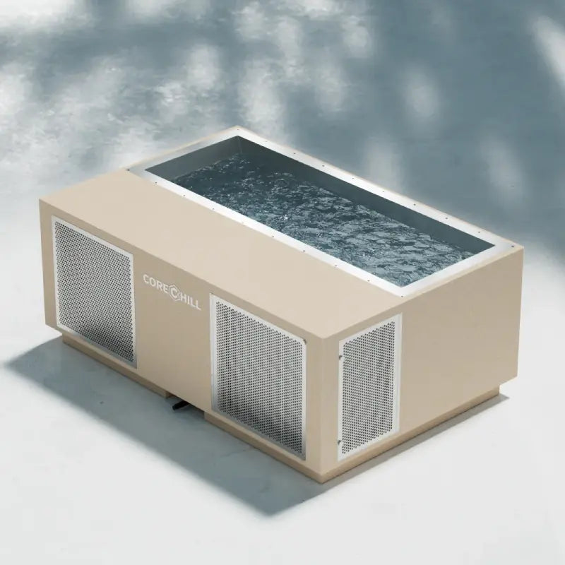 C3 Elite Luxury Cold Plunge with 66&quot;-72&quot; Tub by Blue Cube - with River Mode -  Weatherproof Line-X