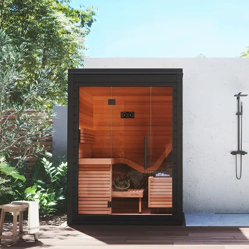 
            Aura Outdoor Cabin Sauna by Auroom