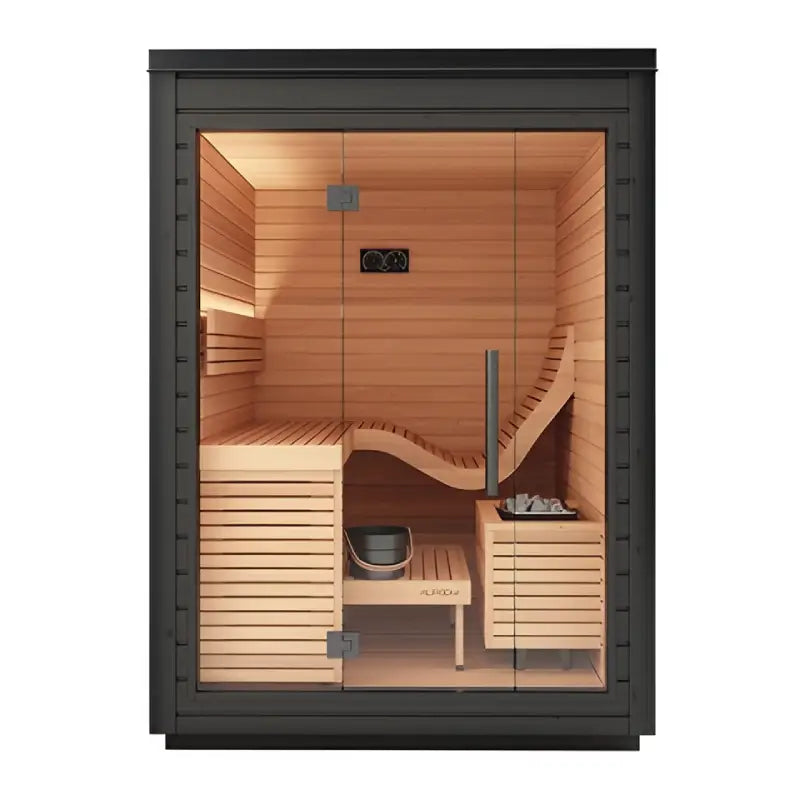 
            Aura Outdoor Cabin Sauna by Auroom