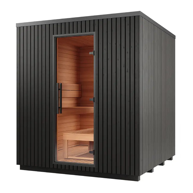 Garda Outdoor Cabin Sauna by Auroom - Choice of Thermo-Pine Finish