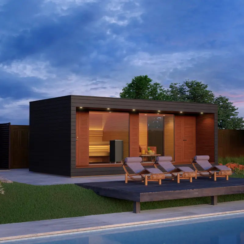 Natura Outdoor Cabin Sauna by Auroom
