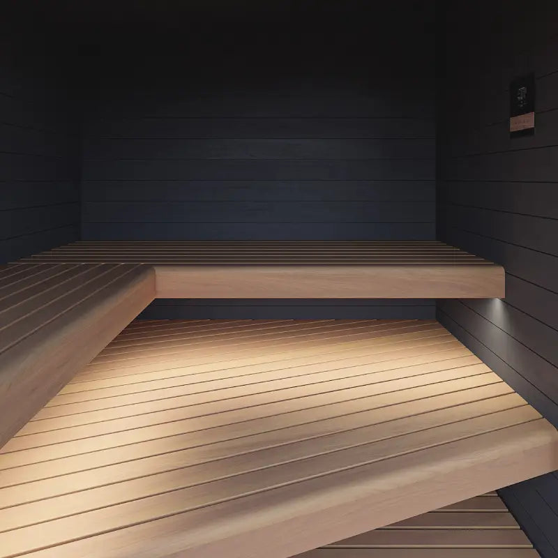 Terra Small Outdoor Sauna by Auroom - Choice of Thermo-Pine Finish