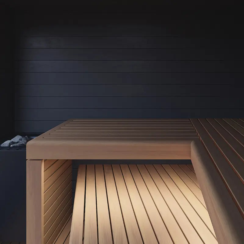 Terra Small Outdoor Sauna by Auroom - Choice of Thermo-Pine Finish