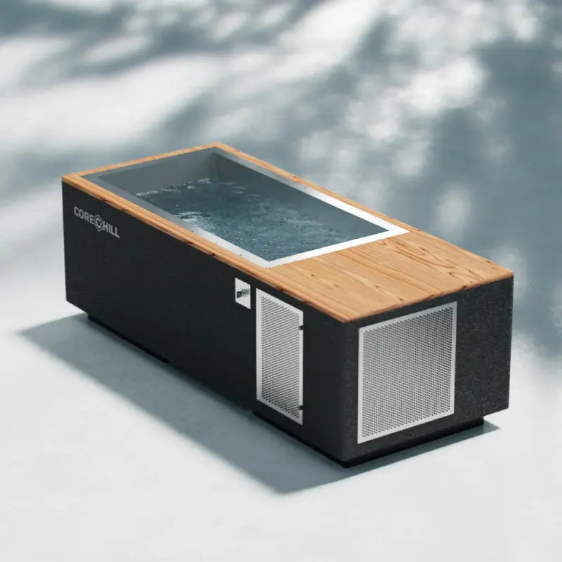 C2 Cold Plunge with River Mode - Wood Deck + Line-X - 60" Tub by BlueCube
