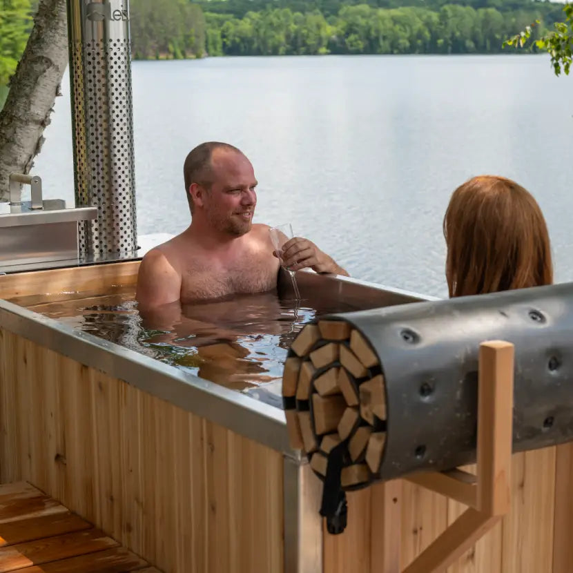 The Cascade Hot Tub Kit - up to 2 people - Wood Fired