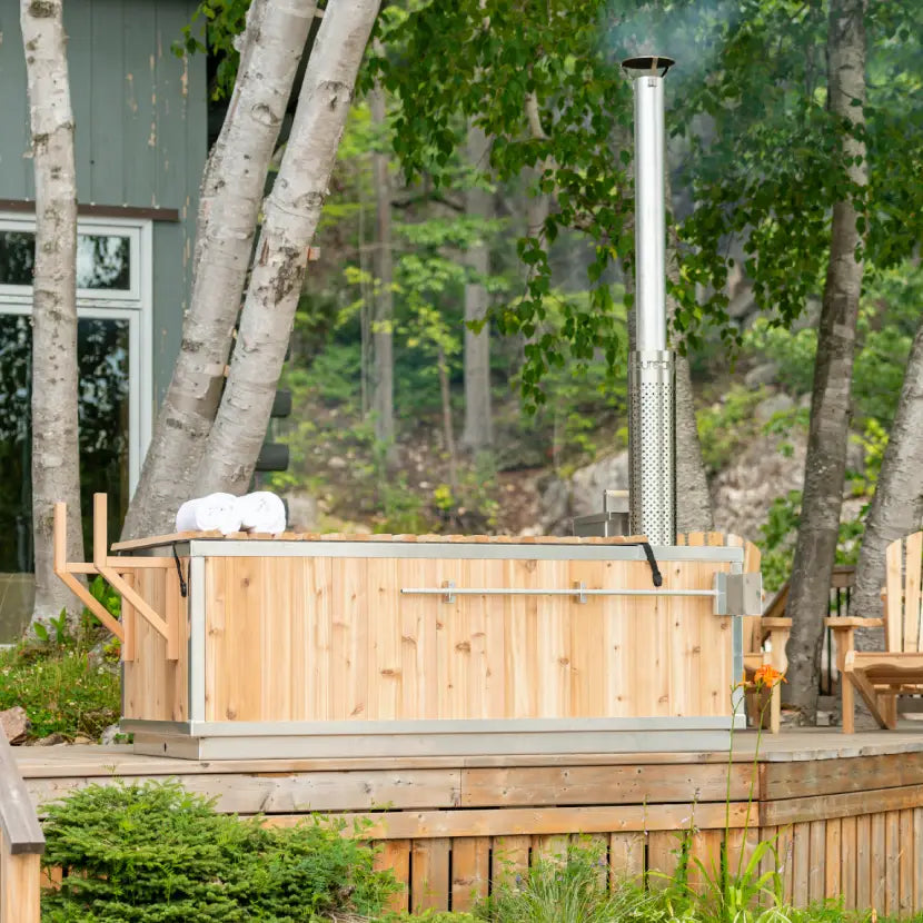 The Cascade Hot Tub Kit - up to 2 people - Wood Fired