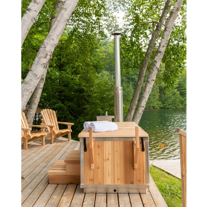 The Cascade Hot Tub Kit - up to 2 people - Wood Fired