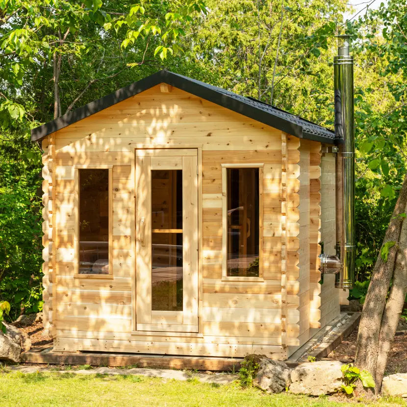 Georgian Cabin Sauna - White Cedar