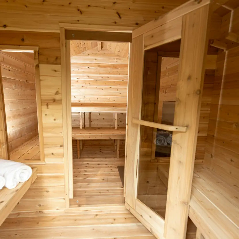 Georgian Cabin Sauna - White Cedar