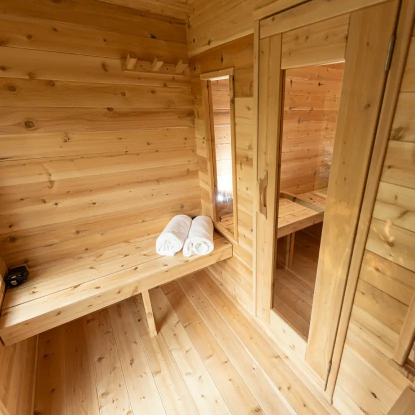 Georgian Cabin Sauna - White Cedar