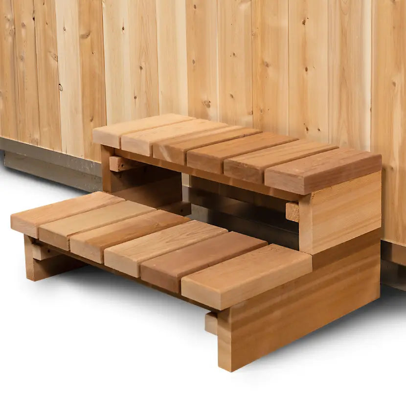 The Starlight Hot Tub Kit - up to 2 people - Wood Fired - White Cedar