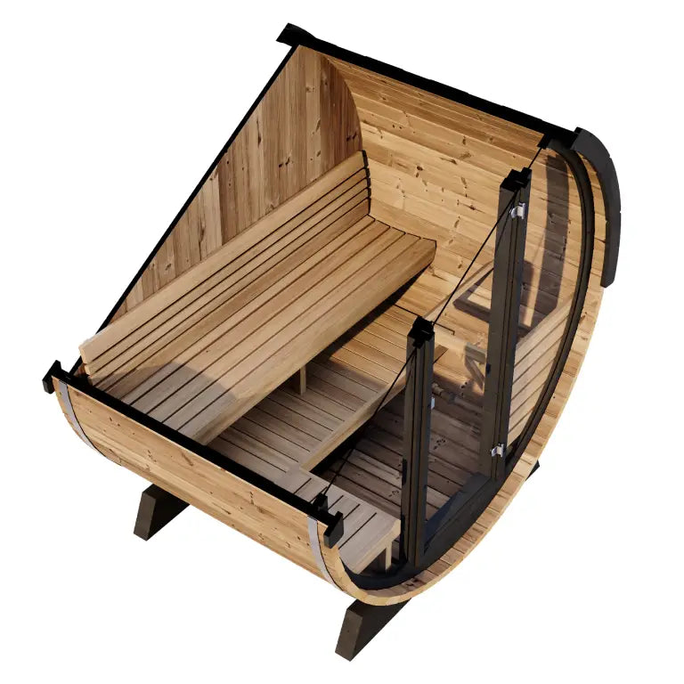 Ergo Elegance EE6G Barrel Sauna by SaunaLife - 2 to 4 person