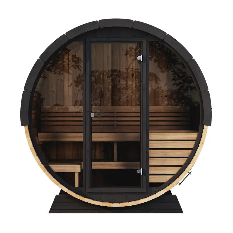 Ergo Elegance EE6G Barrel Sauna by SaunaLife - 2 to 4 person
