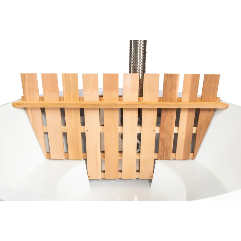 The Evolution Cedar Wood Hot Tub Kit - for 3-5 People - Wood Fired - Round-Shape