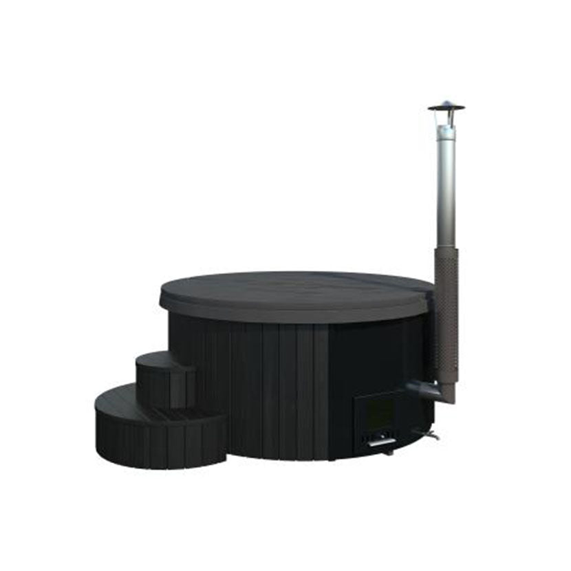 SaunaLife S4 Wood-Fired Hot Tub - Fully Assembled - Fit up to 6 people