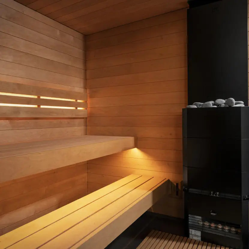 SaunaLife Model G6 Outdoor Sauna - Pre-Assembled - Seat Up to 5 People