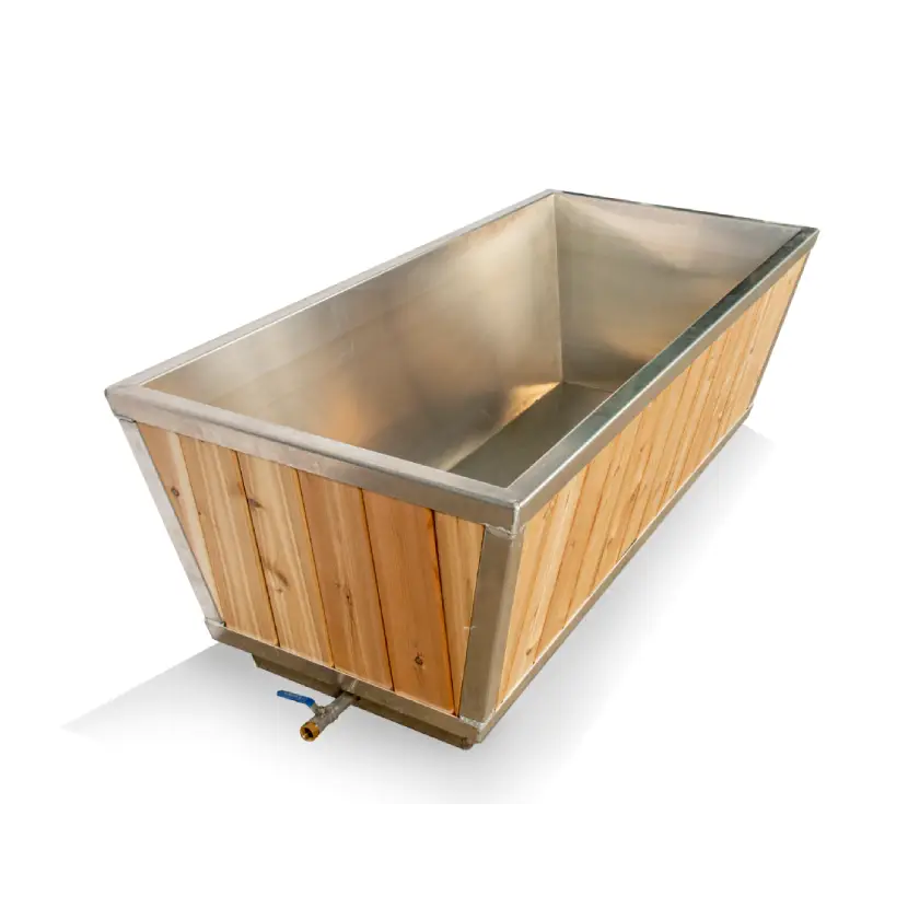 The Glacier Plunge Tub - Knotty Red Cedar