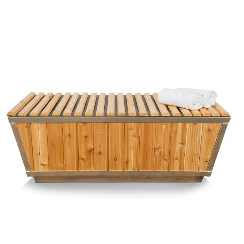 The Glacier Plunge Tub - Knotty Red Cedar