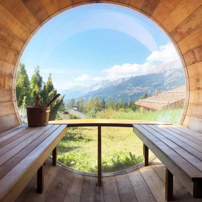 Panoramic Outdoor Sauna