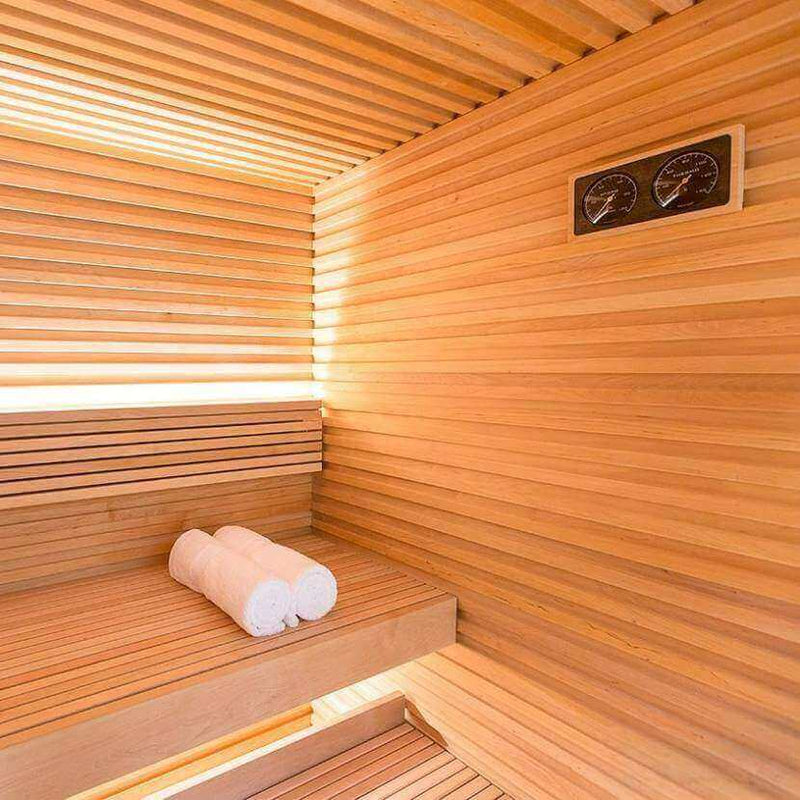 Dundalk Indoor Cabin Sauna, Red Cedar, Heater included Divine Saunas