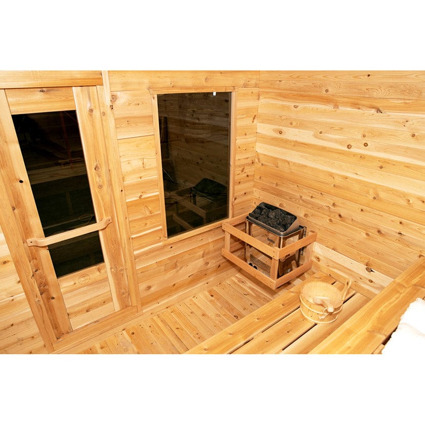 White Cedar Luna Outdoor Sauna