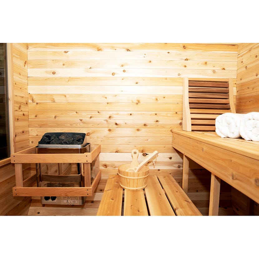 White Cedar Luna Outdoor Sauna