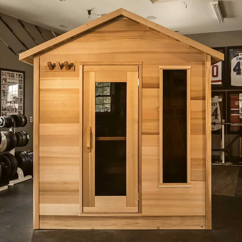 Dundalk Indoor Cabin Sauna, Red Cedar, Heater included Divine Saunas