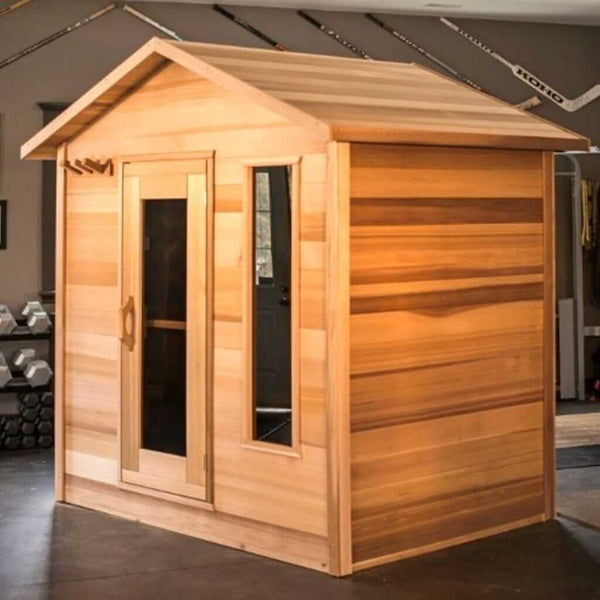 Dundalk Indoor Cabin Sauna, Red Cedar, Heater included Divine Saunas