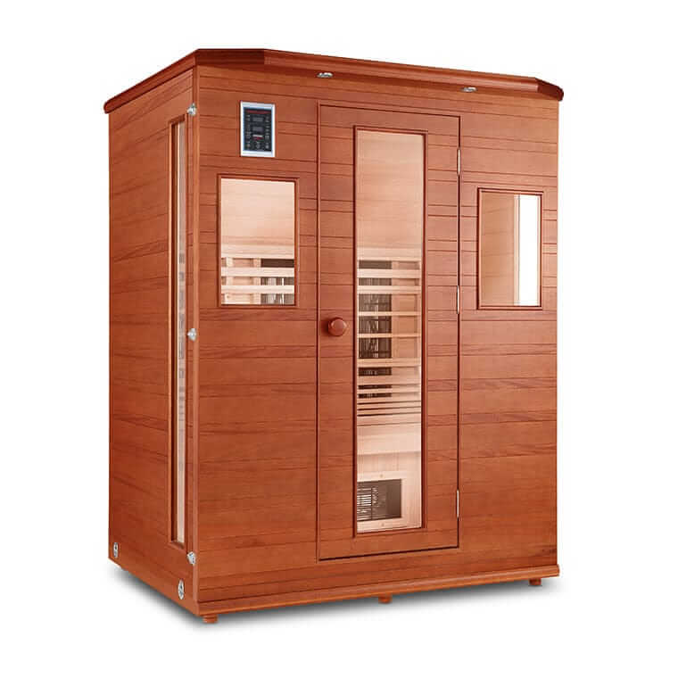 Health Mate Enrich Infrared 1-3 person Sauna, Eucalyptus Wood - Divine  Saunas
