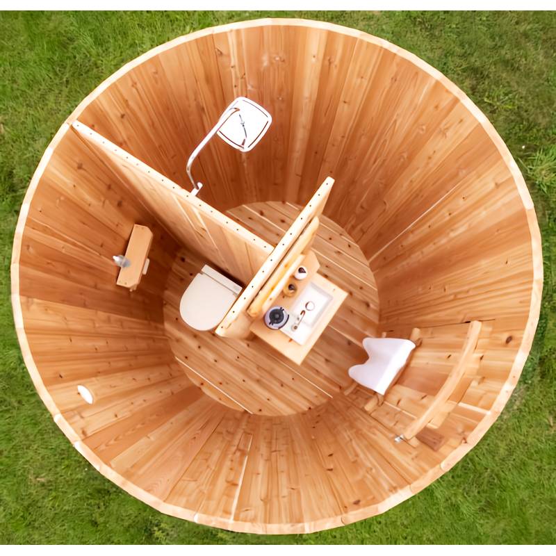 Skylight Outdoor Washroom-Bathroom-Shower Combo